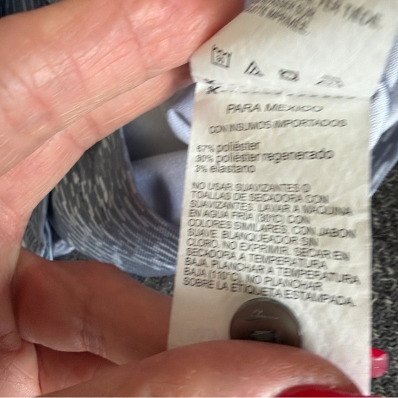 Ben Hogan Performance Golf  Polo Short Sleeve XL X-Large Polo Collar Grey/White - Picture 9 of 9